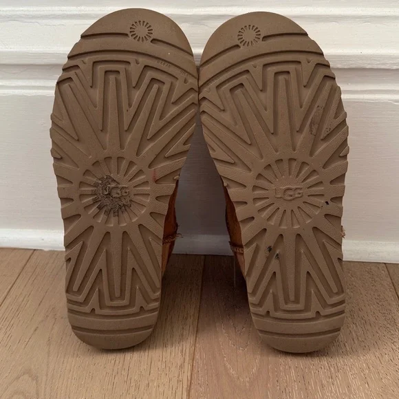 UGG Boots Classic Ultra Mini in Chestnut - Picture 12 of 14